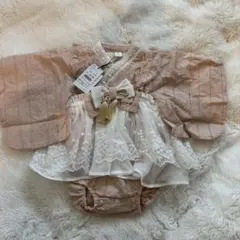 Cottoli 袴ドレスオール　80サイズ