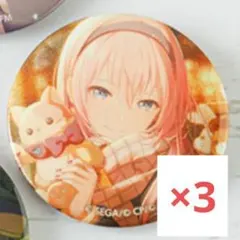 プロジェクトセカイ　巡音ルカ　缶バッジ50b