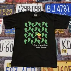 90s USA製 Casa Bonita Tシャツ M 唐辛子 ペッパー 黒