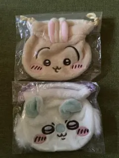 おかお巾着 ちいかわ ［うさぎ］［モモンガ］