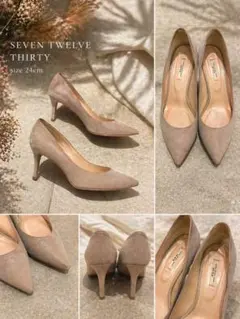 SEVEN TWELVE THIRTY パンプス 24cm