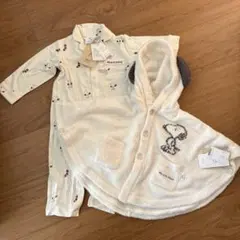 gelato pique（ジェラート ピケ）　スヌーピー　ポンチョ、ロンパース