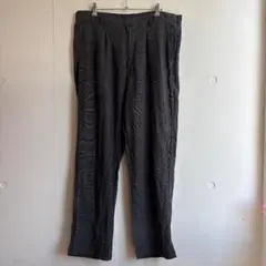 90s リネン100% 極太 ワイドパンツ スラックス イージーパンツ 90s リネン100% 極太 ワイドパンツ スラックス イージーパンツ - メルカリ