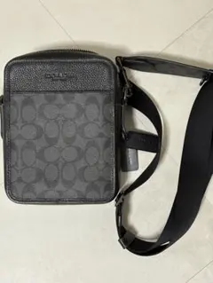 美品・極レア】COACH コーチ メンズ 肩掛け ショルダーバッグ ブラック 