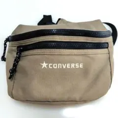 CONVERSE ボディバッグ ベージュ　ウエストポーチ