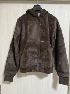 80s Carhartt USA製 ベロア ジップパーカー　フルジップ