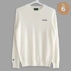 533★パーリーゲイツ定価33,000円カシミヤクルーネックセーター ニット6
