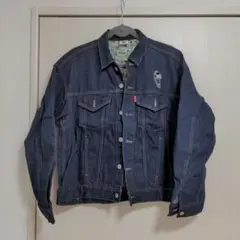 【美品】スヌーピー デニムジャケット GU Lサイズ Gジャン