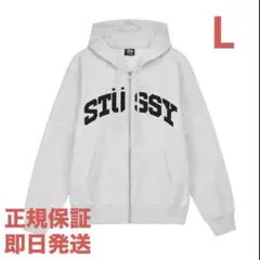 ❗️期間限定SALE❗️ステューシー ブロック スポーツ ジップ フーディ 灰L