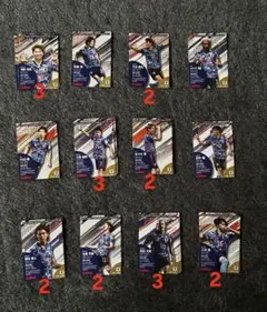サッカー日本代表チップス　トレーディングカード