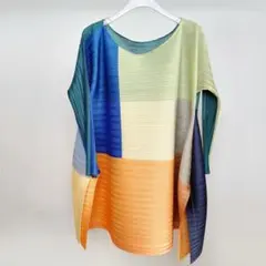 美品✨フォクシーニューヨーク チュニック ブラウス リボン 洗える 