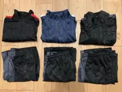 まとめ売り　ジャージ　L XL メンズ　スポーツウェア　黒　グレー　ポリエステル