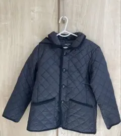 COMME CA ISM 黒 キルティングジャケット 130A 男の子