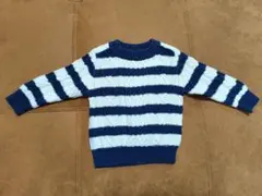 ストライプデザイン セーター 80サイズ
