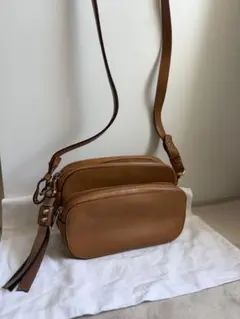 Chloé ブラウンレザーショルダーバッグ