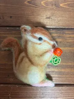 楽天市場】羊毛フェルト リスの通販 シマリス 羊毛フェルト