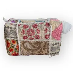 チャイハネ インド刺繍 大きめ パッチワーク ザリカンバディアマチポーチ