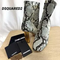 DSQUARED2ディースクエアード　リアルパイソン　蛇皮　メタルヒールのサムネイル
