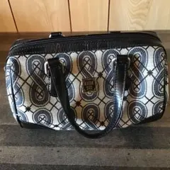 【中古】ANNA SUI アナスイ　ミニボストンバッグ　レトロ　総柄