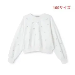 メゾピアノ新品新作タグ付きキラキラモチーフトレーナー160