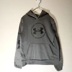 UNDER ARMOUR アンダーアーマー フード付きパーカー グレー 140