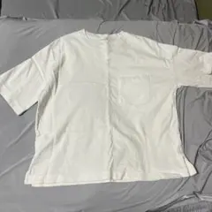 GU半袖 ポケットTシャツ ホワイト