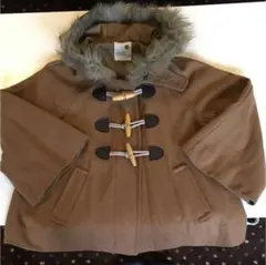 earthmusic&ecology アース レディースM 茶ダッフルコート