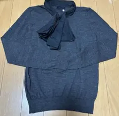 ランバン　LANVIN グレー　ニットのサムネイル
