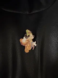 ミッキーマウス 和装風ブローチ・ピン・アクセサリー・バッチ・東京ディズニーランド