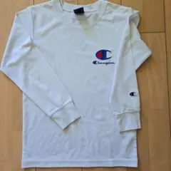 Champion 長袖　カットソー Tシャツ　ロンT　140 ホワイト