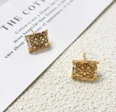 ゴールド シルバー スタッドピアス セット