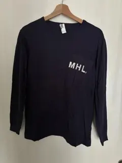 MHL. ネイビー 長袖カットソー ポケット付きのサムネイル