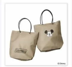 〖未開封〗オトナミューズ coleman コールマン ディズニー トートバッグ