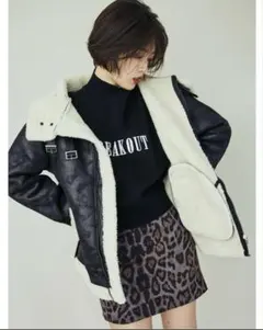 GYDA ジェイダ　レオパード　ミニスカート　レディース　ヒョウ柄