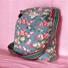 キャスキッドソン ショルダーバッグ　花柄 A4収納　肩掛け可