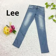 Lee レディース　ストレッチ　デニム　パンツ　M ライトブルー　古着