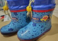【アンパンマン】 長靴 青 14cm