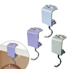 バッグハンガー テーブルフック カバン掛け バック掛け フック 机 3個セット