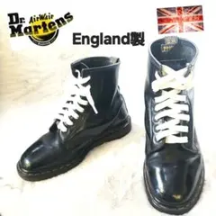 希少　Dr.Martens　ブーツ　8ホール　イングランド製　ブラック　黒