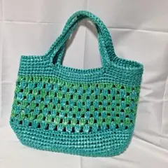 【ハンドメイド】スズランテープかごバッグ