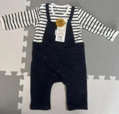 ネイビー ストライプ プレオール 70~80cm