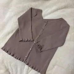 リブ編み　長袖ニット ナイスクラップ