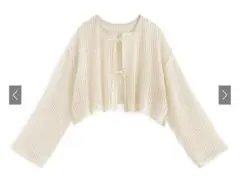 ⭐️GRL⭐️透かし編みダブルリボンカーディガン[an1416]