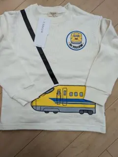 新品未使用☆新幹線☆ドクターイエロー☆ポシェットトレーナー