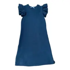 ♡ZARA♡ブラック 半袖フリルニットワンピース