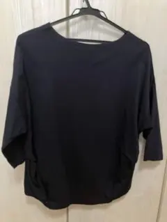 hana様専用 DOORS コットンバックタックプルオーバー7分袖　ネイビー