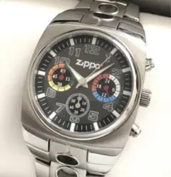 ZIPPO 時計 クロノ 黒 カラフル CHRONOGRAPH ウォッチ ジッポのサムネイル