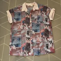 RNA アロハシャツ　シアーシャツ　ピンク　Tシャツのサムネイル