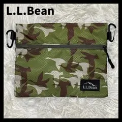 L.L.Bean エルエルビーン　ノベルティ　サコッシュ　ポーチ　カモフラ　迷彩のサムネイル