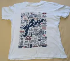 55DSL グラフィックプリント Tシャツ ホワイトのサムネイル